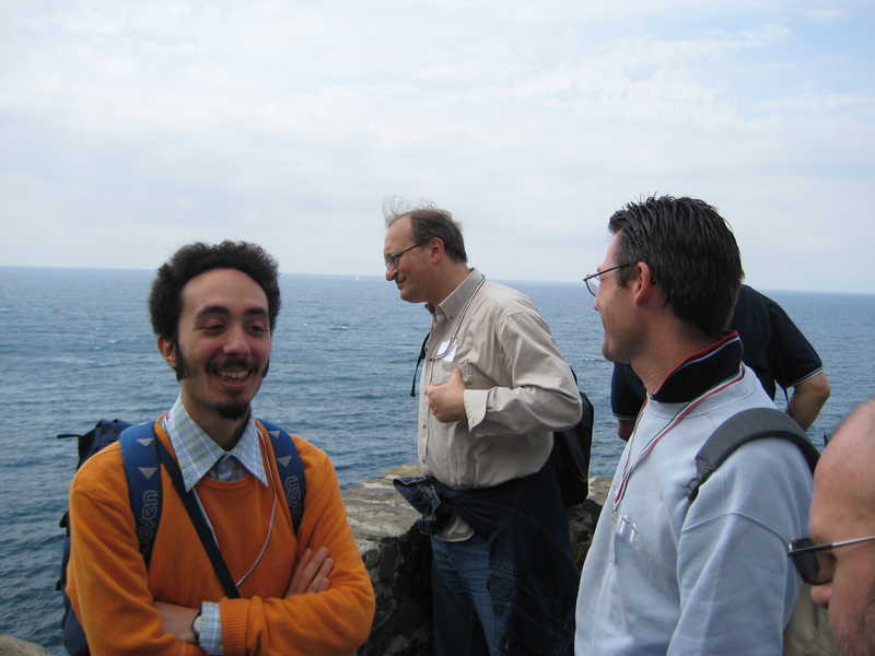 Claudio vda, mico and Ravestorm at the entrance of 